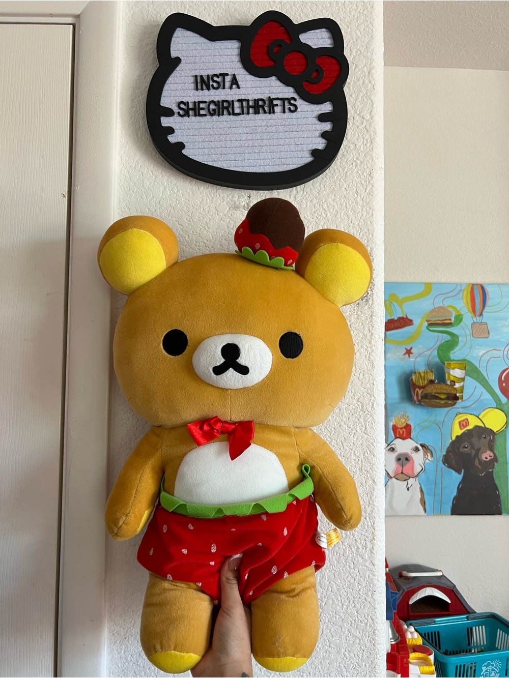 rilakkuma plushie